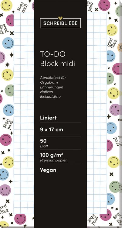 Produktbild: To-do Block midi Smile