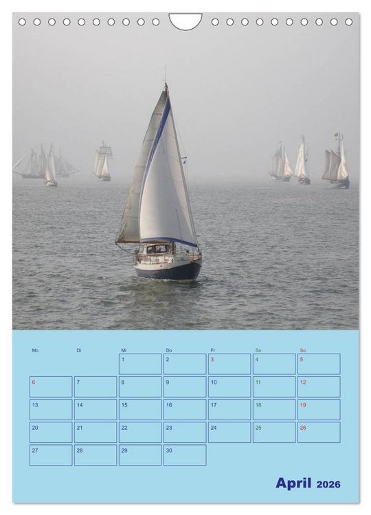 Produktbild: Seefahrer Romantik 2026 (Wandkalender 2026 DIN A4 hoch), CALVENDO Monatskalender