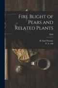 Produktbild: Fire Blight of Pears and Related Plants; B586