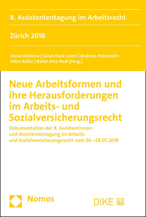 Produktbild: Neue Arbeitsformen und ihre Herausforderungen im Arbeits- und Sozialversicherungsrecht