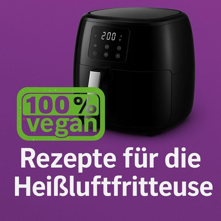 Produktbild: 50 Vegane K&ouml;stlichkeiten aus der Hei&szlig;luftfritteuse (vegan)
