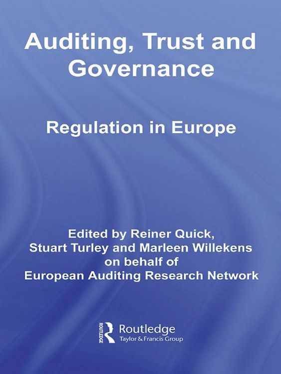 Produktbild: Auditing, Trust and Governance
