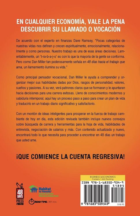 Produktbild: 48 D&iacute;as Hacia el Trabajo que Ama (Spanish Edition)