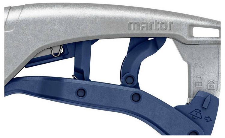 Produktbild: Sicherheitsmesser SECUNORM 610 XDR 610001.02 Typ SECUNORM 610 XDR Breite 27 mm L&auml;nge 158 mm H&ouml;he 76 mm Klingenst&auml;rke 0