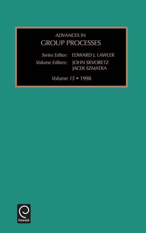 Produktbild: Advances in Group Processes