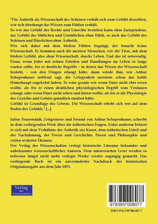 Produktbild: Fragen der &Auml;sthetik