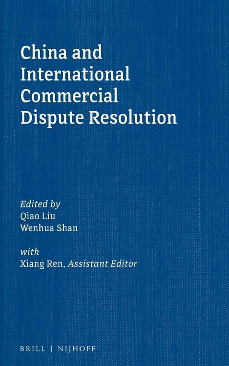 Produktbild: China and International Commercial Dispute Resolution