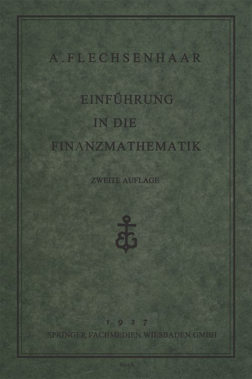 Produktbild: Einf&uuml;hrung in die Finanzmathematik
