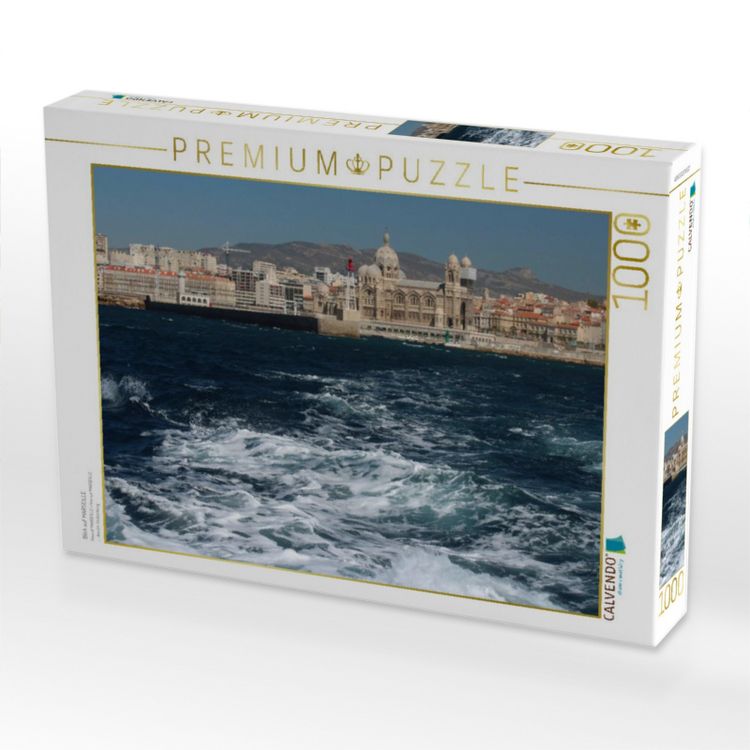 Produktbild: CALVENDO Puzzle Blick auf MARSEILLE | 1000 Teile Lege-Gr&ouml;&szlig;e 64x48cm Foto-Puzzle f&uuml;r gl&uuml;ckliche Stunden