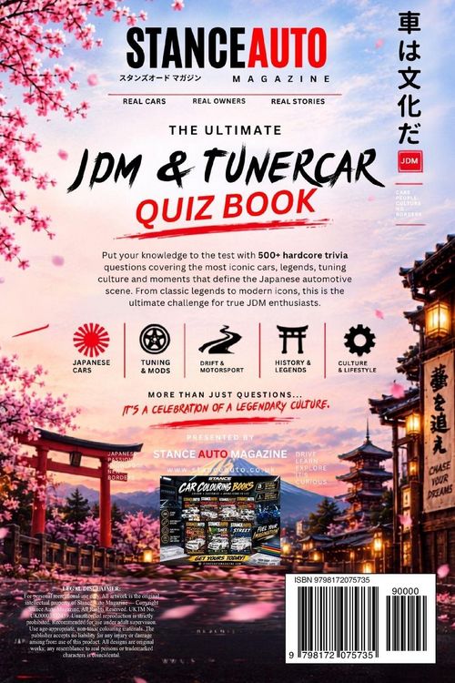 Produktbild: The Ultimate JDM & Tuner Car Quiz Book