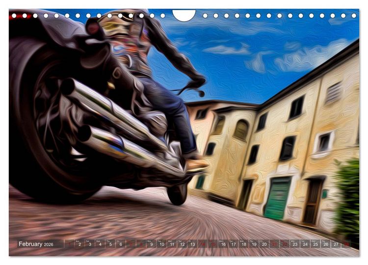 Produktbild: Images of Harley Davidson (Wall Calendar 2026 DIN A4 landscape), CALVENDO 12 Month Wall Calendar