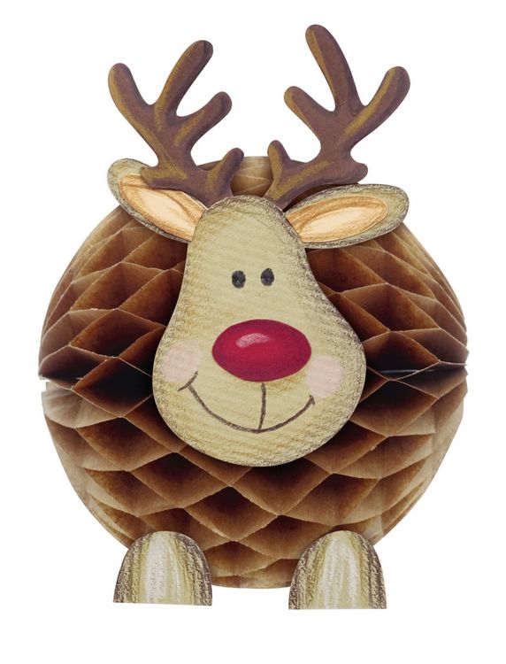 Produktbild: URSUS Basispapiere Wabenpapier Weihnachten, 22,5 x 32,5 cm, 6 Blatt