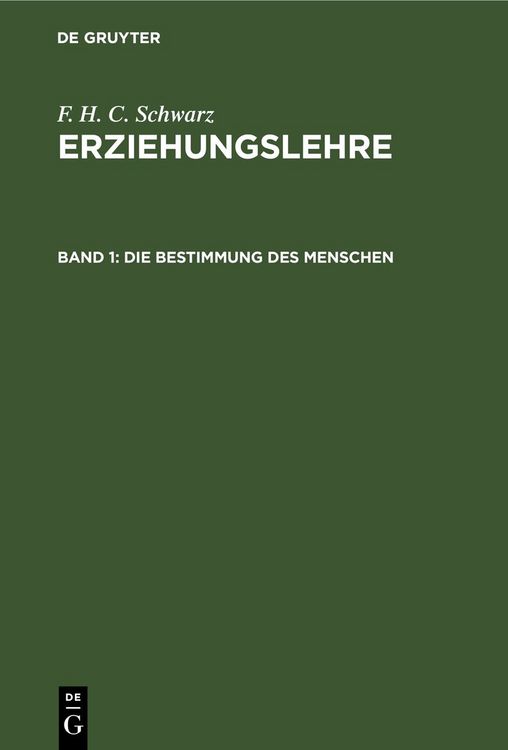 Produktbild: Die Bestimmung des Menschen