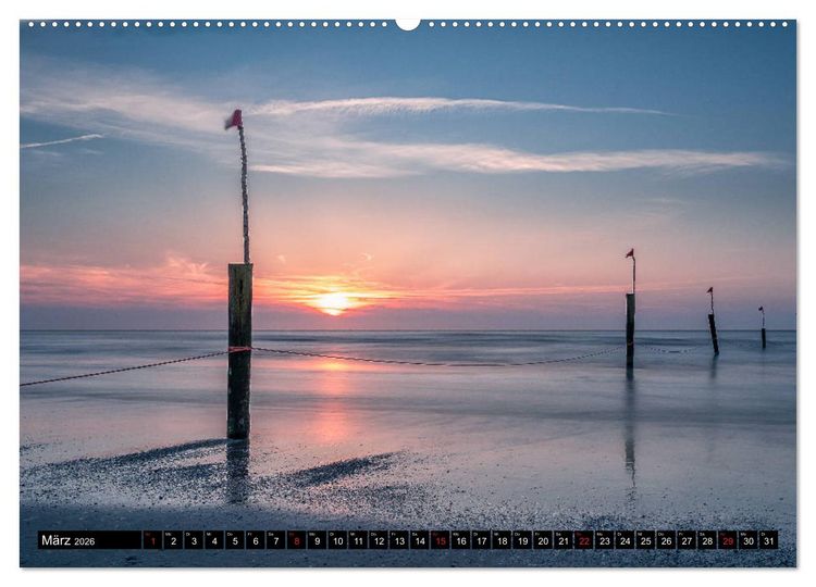 Produktbild: Mein Jahr auf Norderney (Wandkalender 2026 DIN A2 quer), CALVENDO Monatskalender
