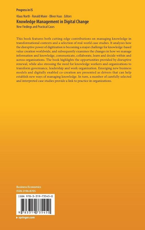 Produktbild: Knowledge Management in Digital Change