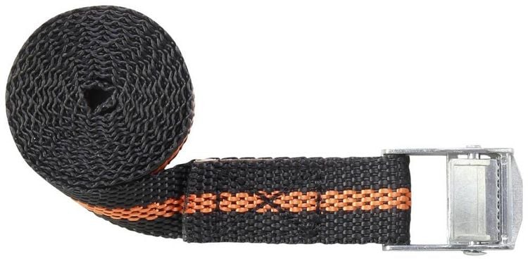 Produktbild: TOOLCRAFT TO-6811758 Klemmgurt Zugkraft LC Niederzurren (einzeln/direkt)=125 daN (L x B) 1.5 m x 25 mm Klemmschloss EN 12195-2