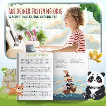 Produktbild: Kinderleicht Klavier lernen mit Panda Paul und seinen Freunden