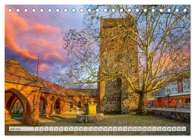 Produktbild: Templin Impressionen (Tischkalender 2026 DIN A5 quer), CALVENDO Monatskalender