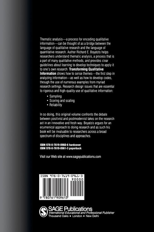 Produktbild: Transforming Qualitative Information