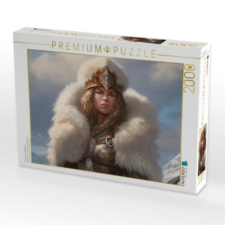 Produktbild: CALVENDO Puzzle Kriegerin in Fellkleidung | 2000 Teile Lege-Gr&ouml;&szlig;e 90x67cm Foto-Puzzle f&uuml;r gl&uuml;ckliche Stunden