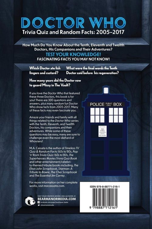 Produktbild: Doctor Who Trivia Quiz and Random Facts
