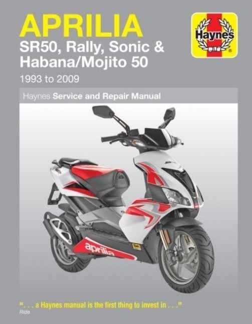 Produktbild: Aprilia SR50, Rally, Sonic & Habana/Mojito Scooters (93 - 09)
