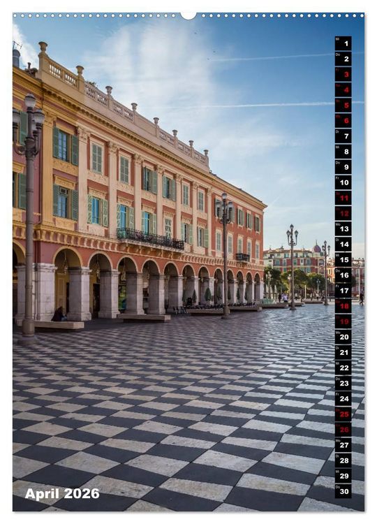 Produktbild: Idyllisches Nizza (hochwertiger Premium Wandkalender 2026 DIN A2 hoch), Kunstdruck in Hochglanz