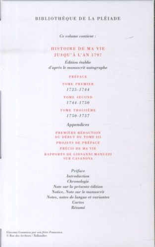 Produktbild: Histoire de ma vie. Tome 1