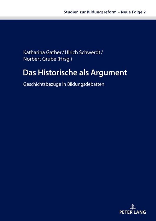 Produktbild: Das Historische als Argument