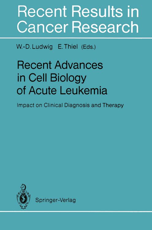 Produktbild: Recent Advances in Cell Biology of Acute Leukemia