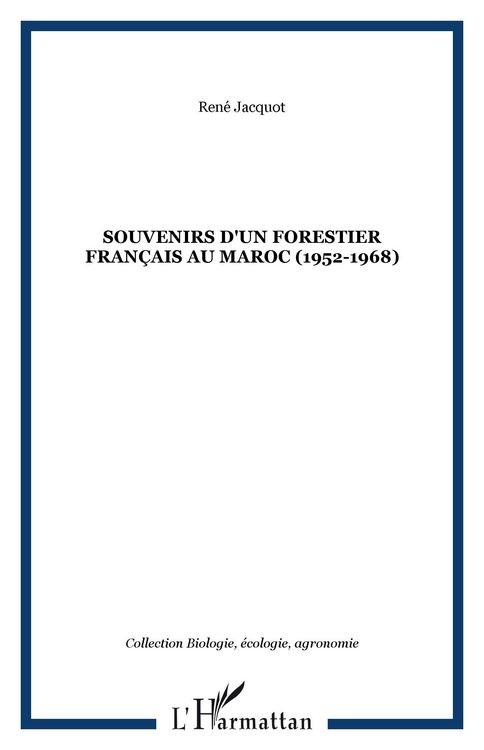 Produktbild: Souvenirs d'un forestier francais Maroc