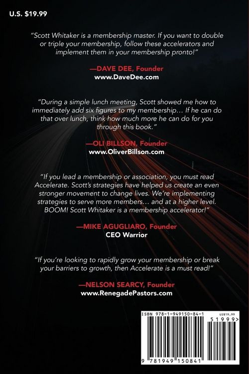 Produktbild: Accelerate: How to Get Your Next 10, 100, 500, or Even 1,000 Members
