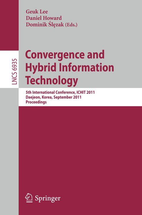 Produktbild: Convergence and Hybrid Information Technology