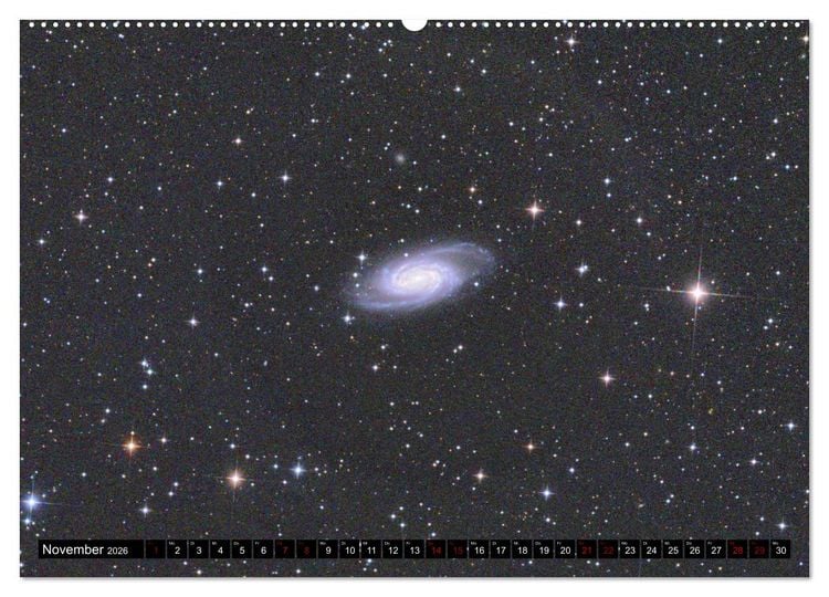 Produktbild: Ein Streifzug durch das Universum (Wandkalender 2026 DIN A2 quer), CALVENDO Monatskalender