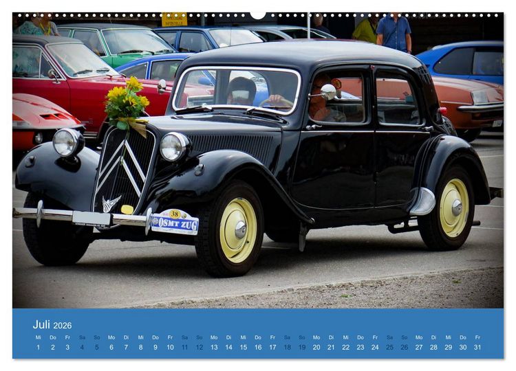 Produktbild: Citroen Traction Avant (Wandkalender 2026 DIN A2 quer), CALVENDO Monatskalender