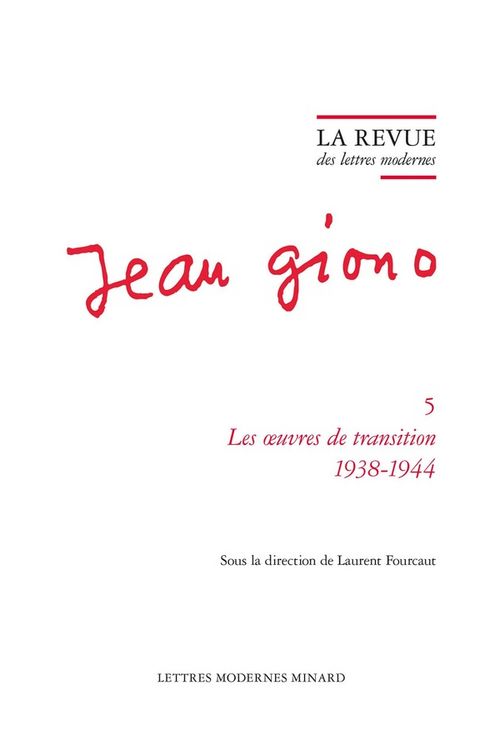 Produktbild: La Revue des Lettres Modernes; Jean Giono N.5; les Oeuvres de