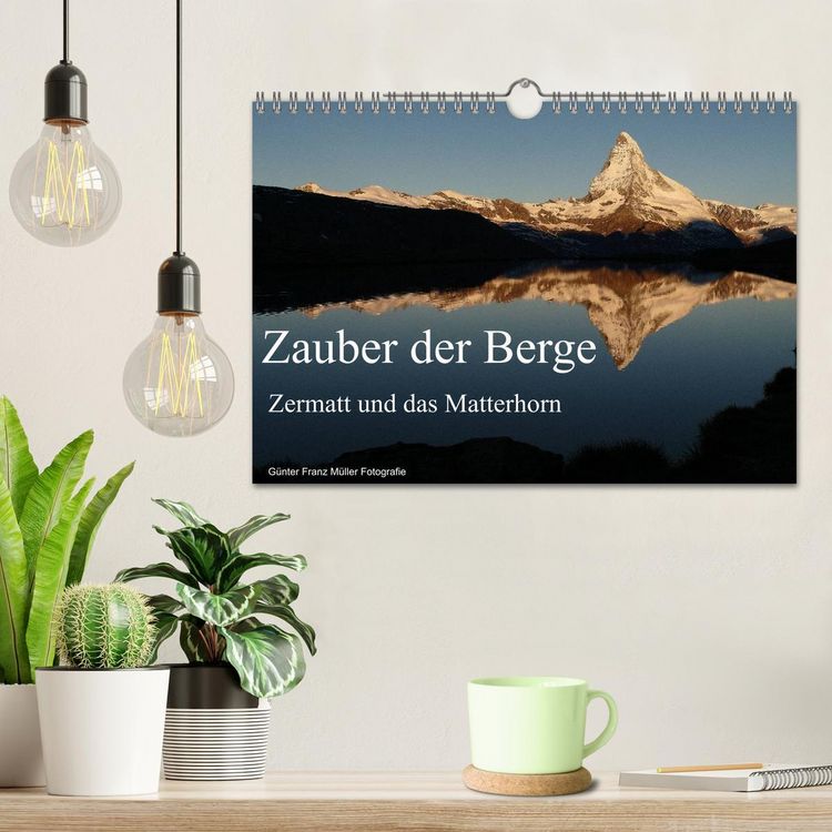Produktbild: Zauber der Berge Zermatt und das Matterhorn (Wandkalender 2026 DIN A4 quer), CALVENDO Monatskalender
