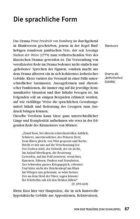 Produktbild: Klett Lekt&uuml;rehilfen Heinrich von Kleist, Prinz Friedrich von Homburg