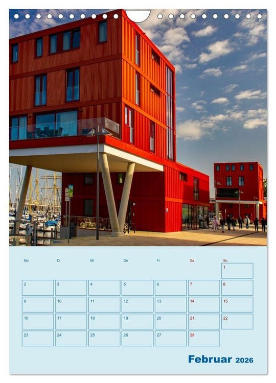 Produktbild: Priwall bei Travem&uuml;nde &ndash; Terminplaner (Wandkalender 2026 DIN A4 hoch), CALVENDO Monatskalender