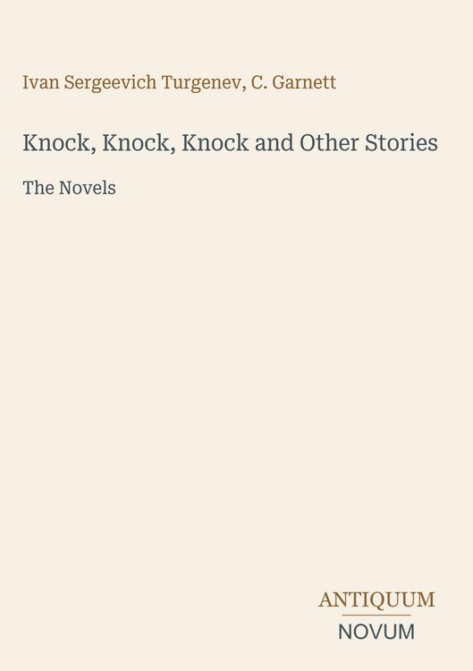 Produktbild: Knock, Knock, Knock and Other Stories