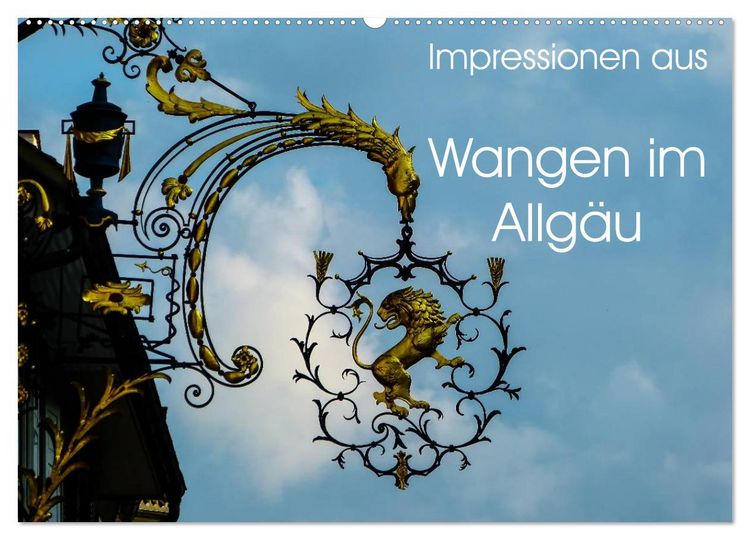 Produktbild: Impressionen aus Wangen im Allg&auml;u (Wandkalender 2026 DIN A2 quer), CALVENDO Monatskalender