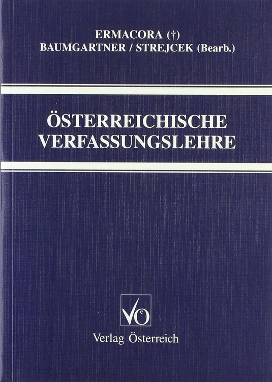 Produktbild: &Ouml;sterreichische Verfassungslehre