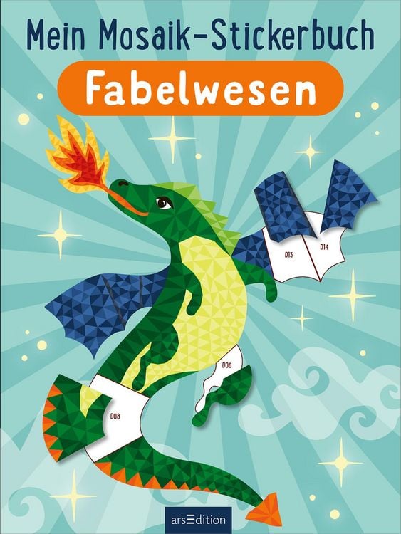 Produktbild: Mein Mosaik-Stickerbuch &ndash; Fabelwesen