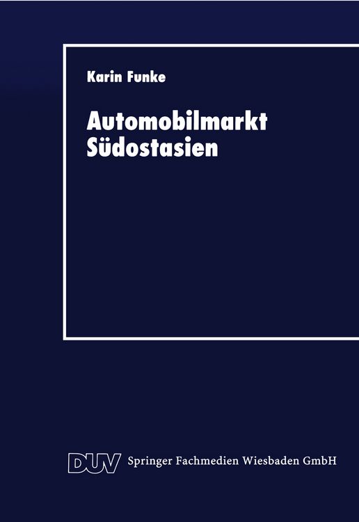 Produktbild: Automobilmarkt S&uuml;dostasien