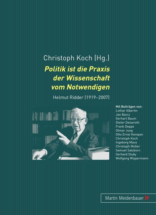 Produktbild: Politik ist die Praxis der Wissenschaft vom Notwendigen