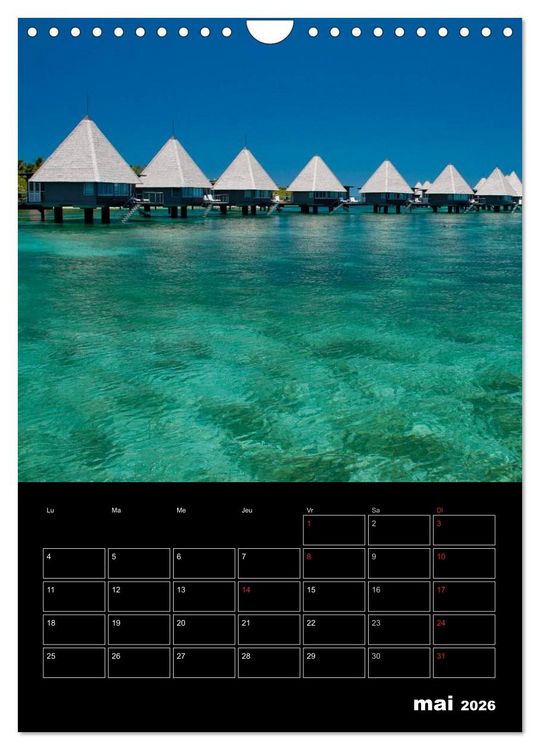 Produktbild: Paysages cal&eacute;doniens (Calendrier mural 2026 DIN A4 horizontal), CALVENDO calendrier mensuel