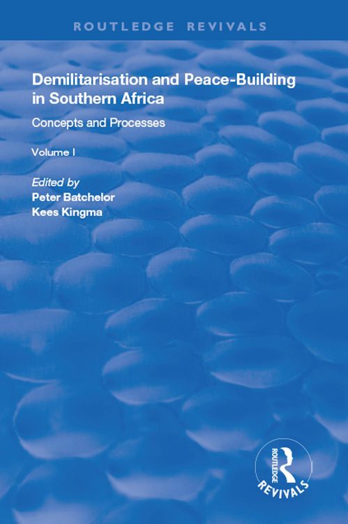 Produktbild: Demilitarisation and Peace-Building in Southern Africa