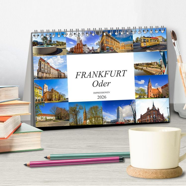 Produktbild: Frankfurt Oder Impressionen (Tischkalender 2026 DIN A5 quer), CALVENDO Monatskalender
