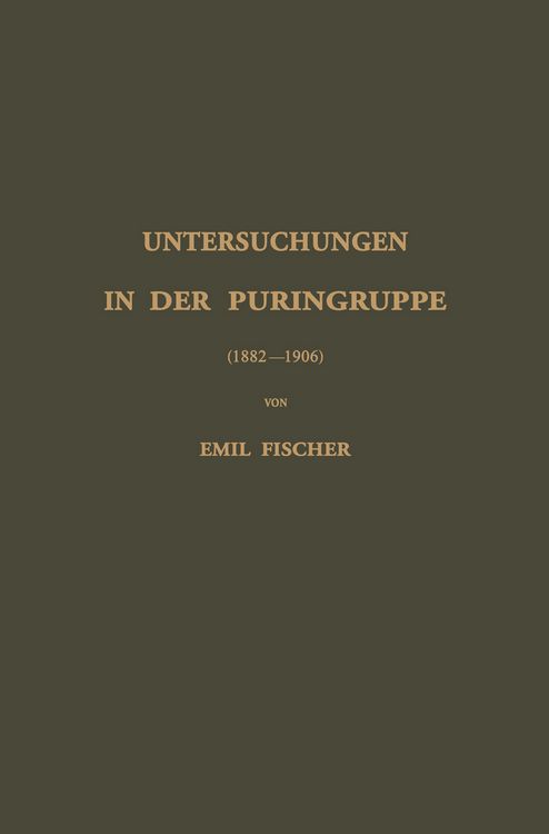 Produktbild: Untersuchungen in der Puringruppe