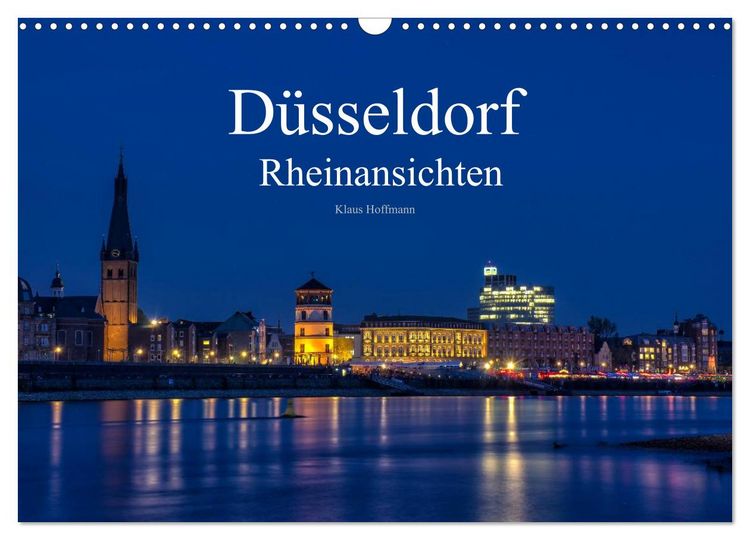 Produktbild: D&uuml;sseldorf - Rheinansichten (Wandkalender 2026 DIN A3 quer), CALVENDO Monatskalender